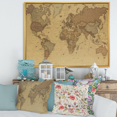 " Ancient Map Of The World III "