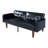 Convertible Futon Sofa Bed with Split Back and PU Leather