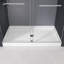 Base de douche 60 po à simple seuil 60 po avec ensemble de bonde-110508779