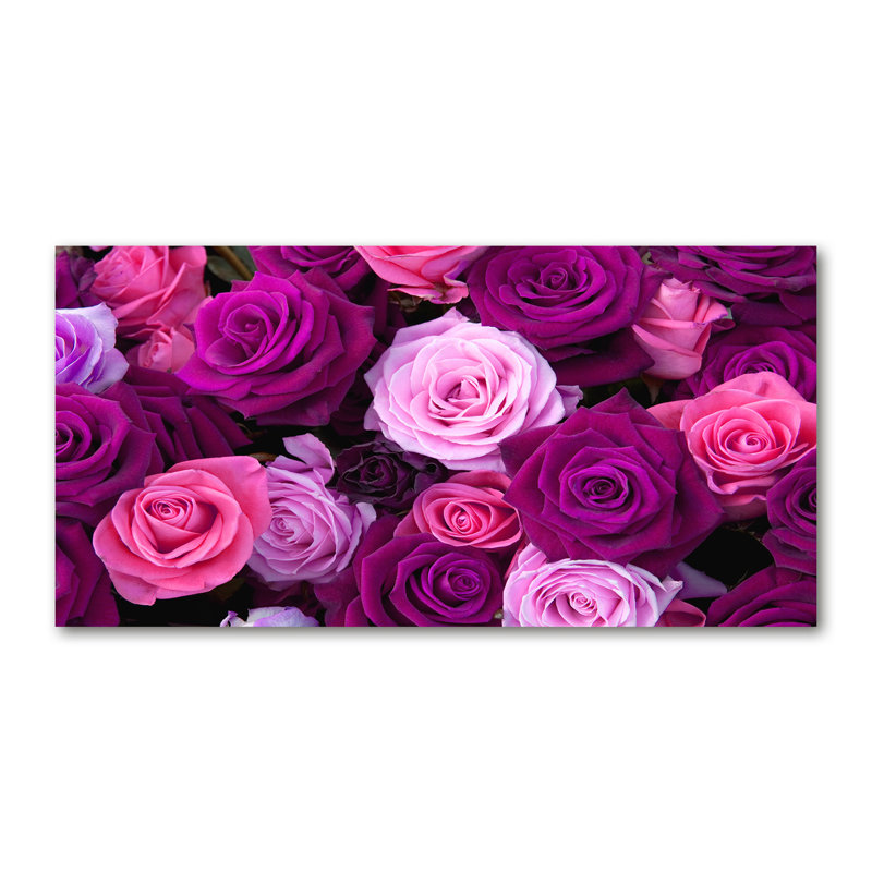 Roses 1 Piece Wrapped Canvas Wall Art