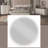 Carena Gray Round Mirror