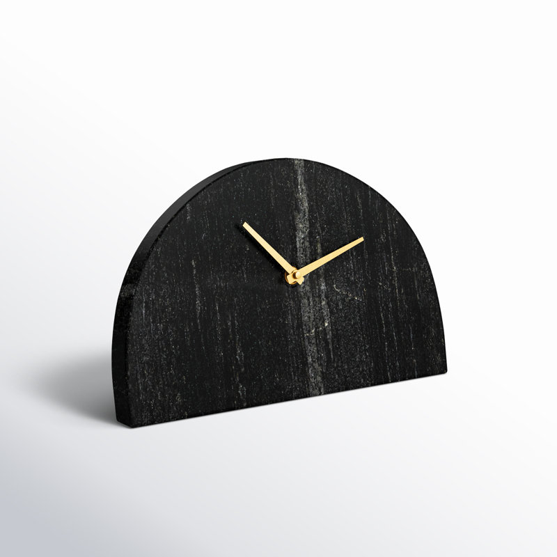 Horloge de cheminée Maurelle, Noir