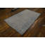 Washed Out Light Blue and While Antique Indian Agra Cotton Rug