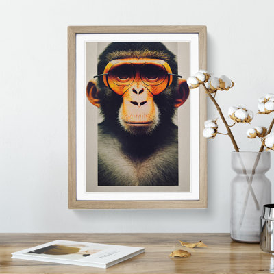 Outstanding Monkey - Single Picture Frame Print