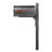 Aluminum Post Mounted Mailbox with Magnetic Closure
