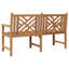 Solid Wood Outdoor Bench