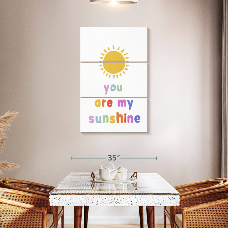 Sunny You Are My Sunshine, 65" H x 42" W