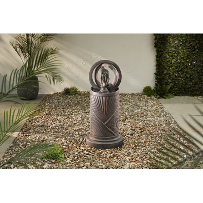 Weather Resistant Fountain with Light