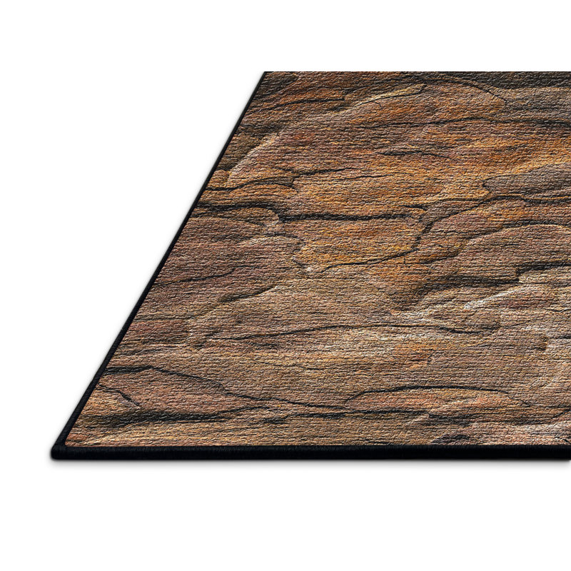 Tapis brun point de vue 86, Rectangle 3 pi x 5 pi