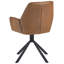 49cm H Upholstered Side Chair in Clear