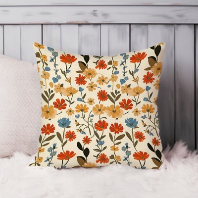 Floral Pillow Cover