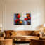 «Plants & Flowers Vibrant Flowers In Abstract Style», reproduction sur toile-1177954321