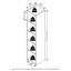 Airlee 182.7cm H x 40.31cm W Bookcase