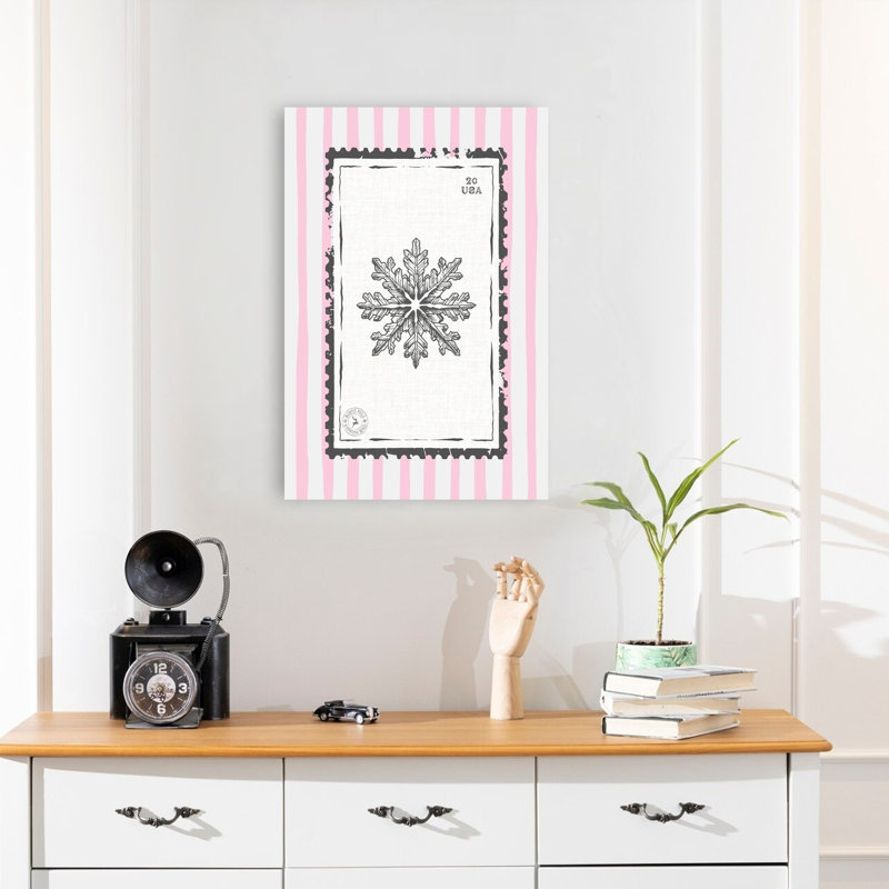 Impression d'art mural abstrait rose nature abstrait, H 24 po x l 16 po