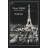 Black Blueprint Map Eiffel Tower-690382653