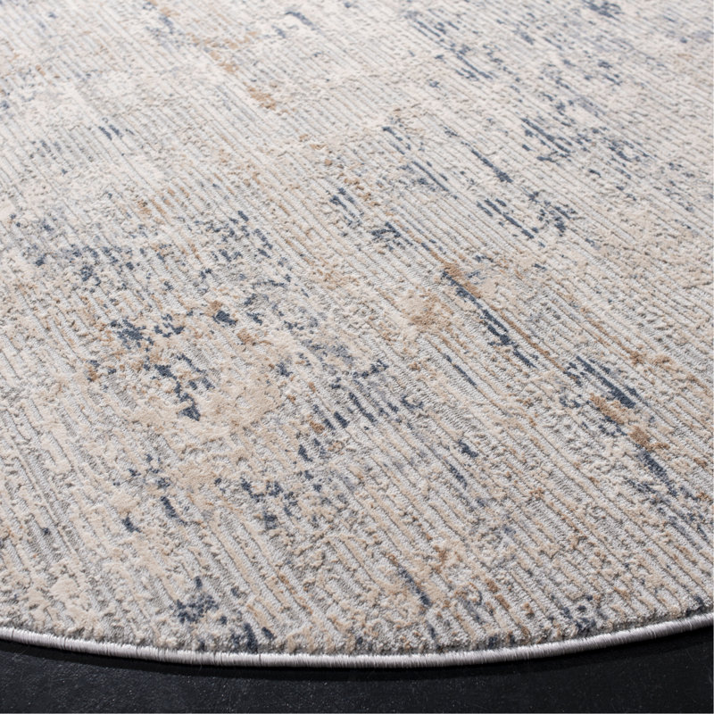 Keyra Performance Abstract Rug, Round 6'7"