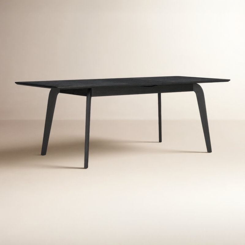 Yolanda 83" Extendable Dining Table, Black