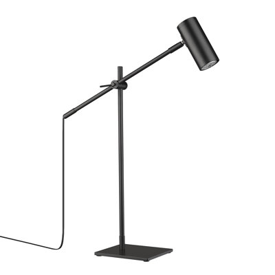 Lampe de table noire matte 21,75 po Ahmed-Farhan