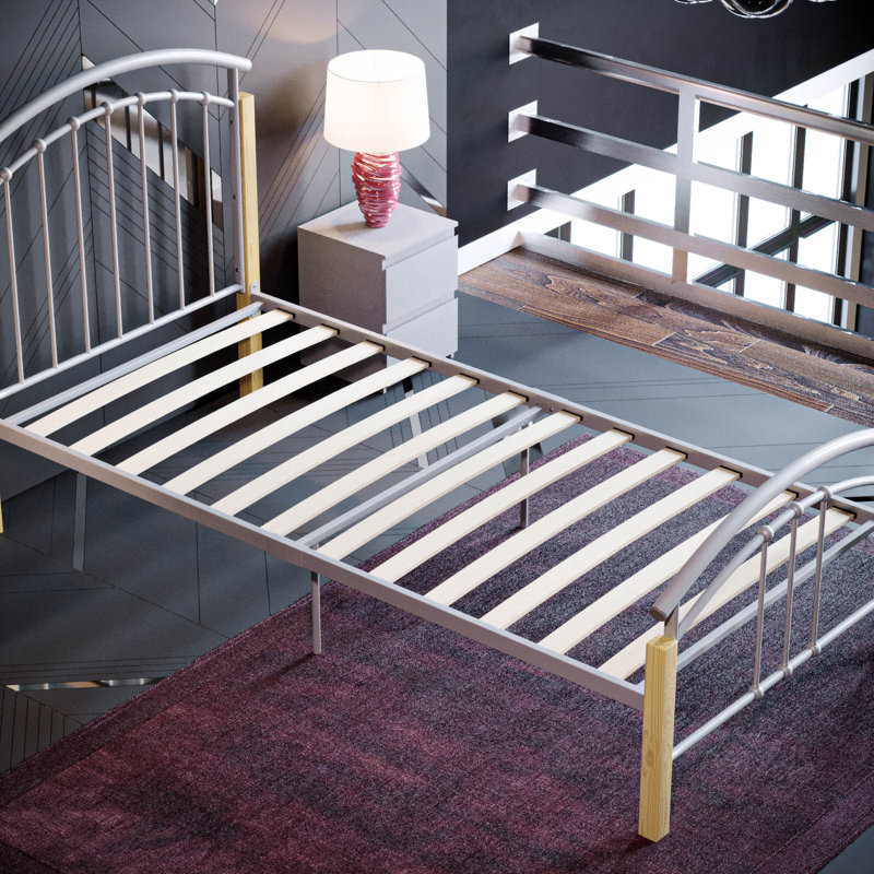 Kurtis Bed, Single (3'), Silver