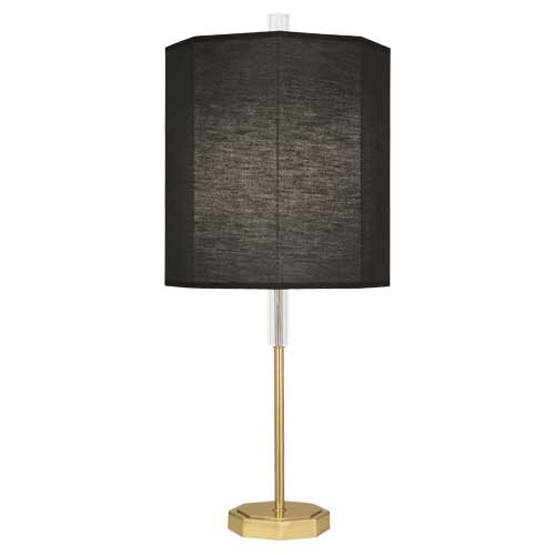 Kate Table Lamp, Modern Brass/Raven Black