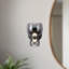 Sutton 8-in Black dimmable LED Bathroom Vanity Light-525623169-525623230
