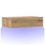 Bedside Cabinet 60X35 Cm Engineered Wood-568765030