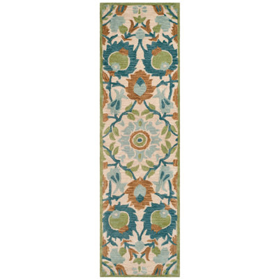 Antiquity Hand Tufted Wool Floral Rug