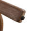 Tabourets pivotants avec repose-pieds en bois massif et lin de 26 po Cicero-129943501-129943504