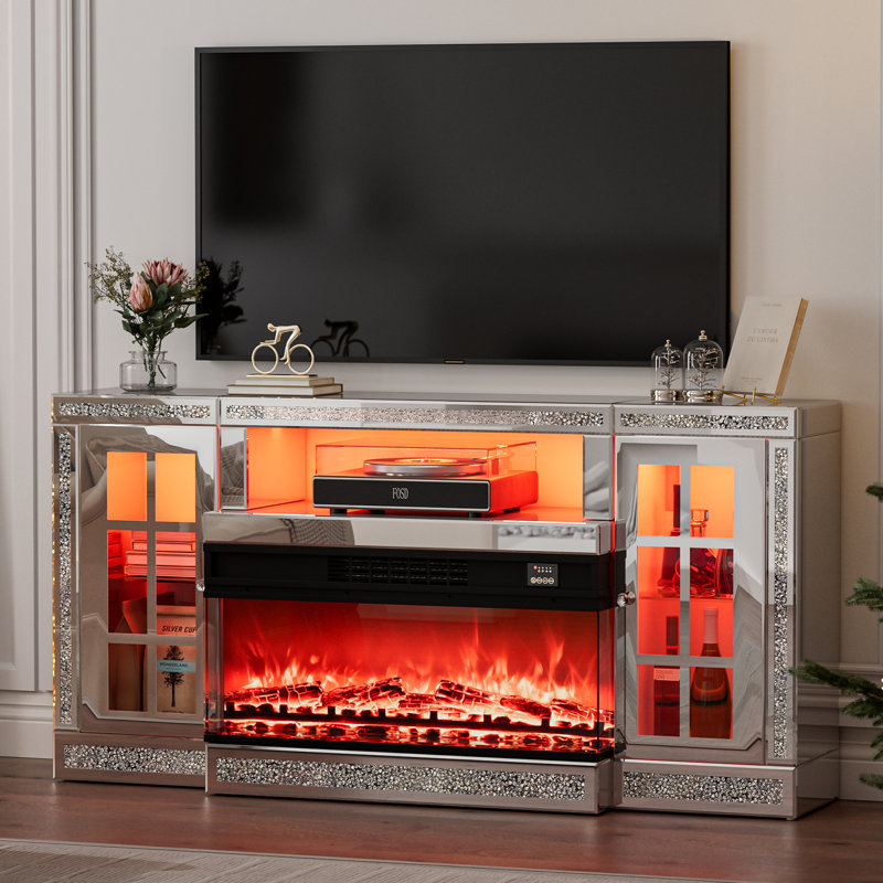 Meuble télé avec miroir