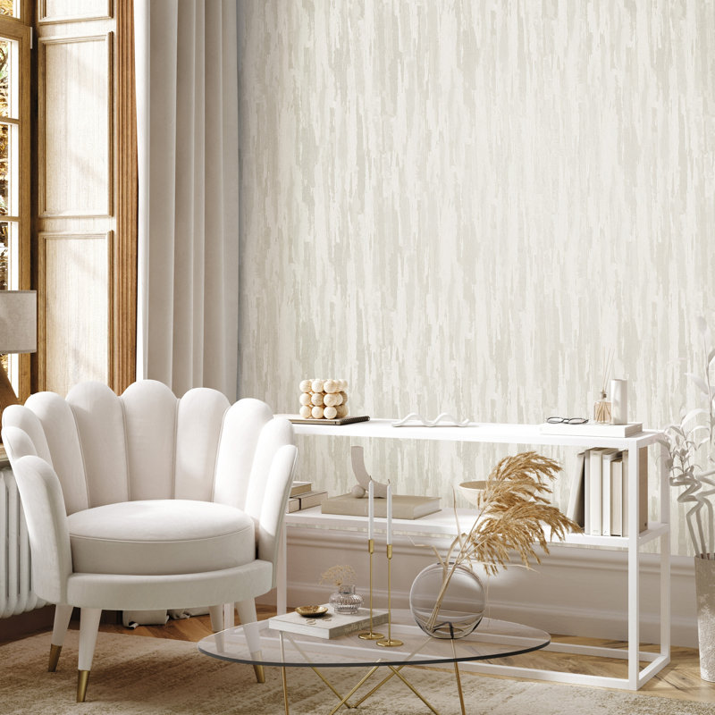 Plain Heavyweight Wallpaper, White