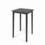Table de bar d'extérieur carrée en bois d'acacia minimaliste