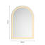 Miroir mural de salle de bain 26 * 38 avec éclairage à DEL haute luminosité