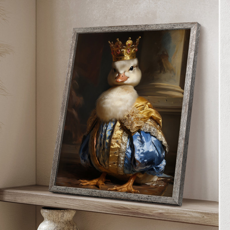 ANIMALS Series CCV Framed Print - Solid Wood, 11" H x 9" W