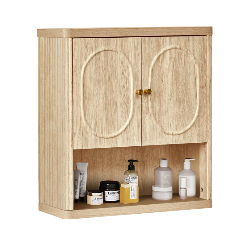 Wall Mounted Cabinet, Natural