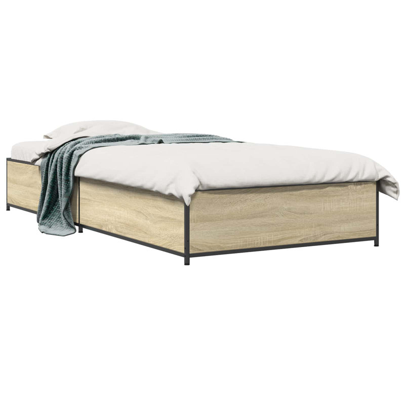 Bed, Sonoma Oak