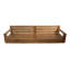 Germelino Outdoor 3 - Seat Teak Patio Sofa with Sunbrella Cushions-949237746