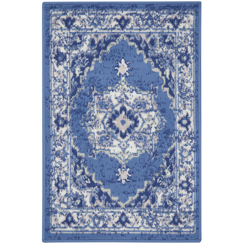 Floral Indoor Rug, Rectangle 2' x 3'