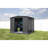 Classic Steel Storage Shed, 8X6, Charcoal-67124322