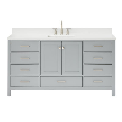 Meuble-lavabo simple 67 po avec dessus Cambridge