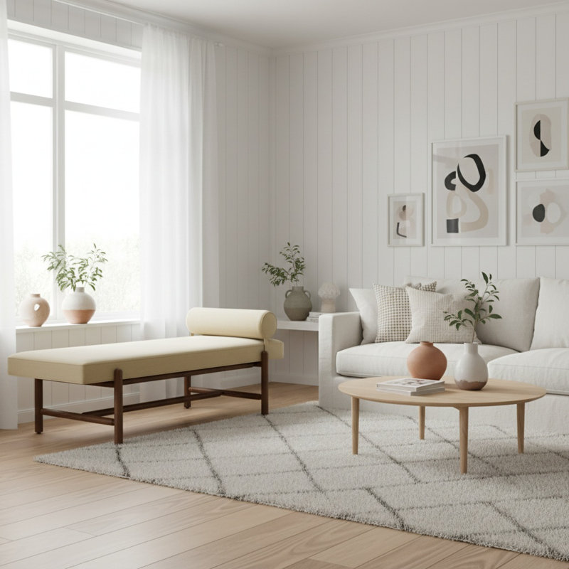 Cellire Bench, Brown, Khaki