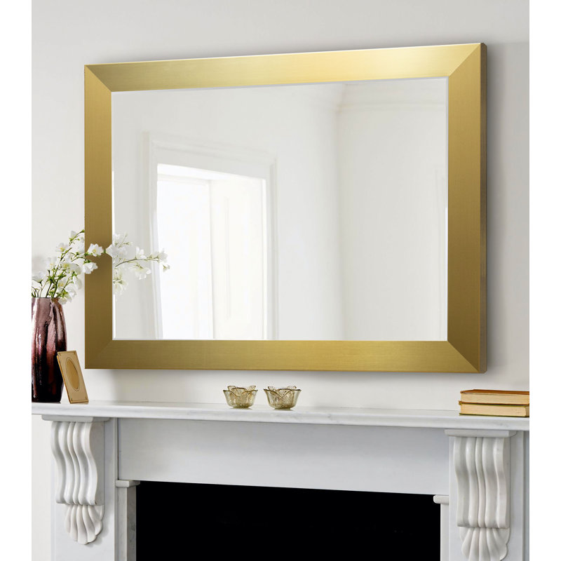 Sohail Engineered Wood Flat Wall Mirror, 45" H x 39" W x 0.75" D