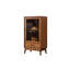 Armoire à vin murale moderne en bois massif minimaliste de 25,2 po