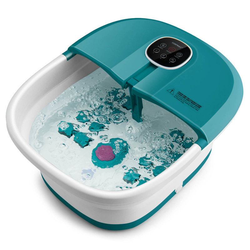 Folding Foot Bath Massage, Blue
