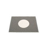 Vera Polka Dots Area Rug in Black/Off-White