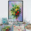 Reproduction d'art sur toile, "Life style" rouge et vert-1404497844-1404497847