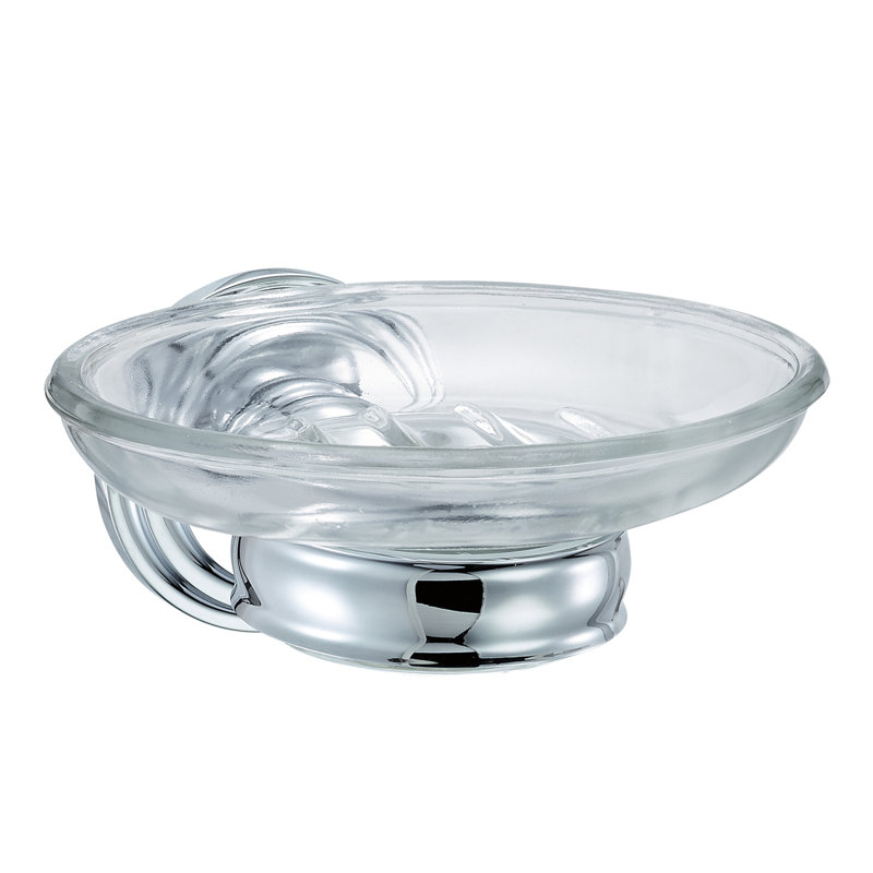 Plat à savon et porte-savon Clairview, Laiton poli