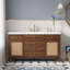 Freestanding Standard Free Standing Single Double Single Vanity Bathroom Vanity With Top-1572311348