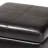 Leitch Faux Leather Ottoman-16388068