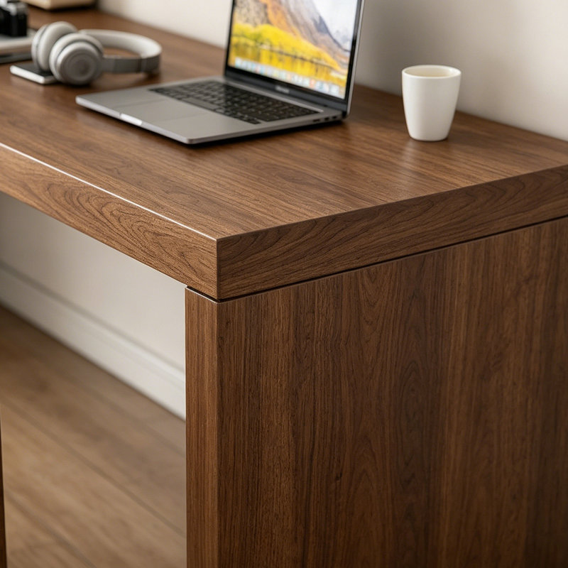 Bureaux rectangulaires simples modernes en bois massif, H 29,52 po x l 78,74 po x P 19,68 po