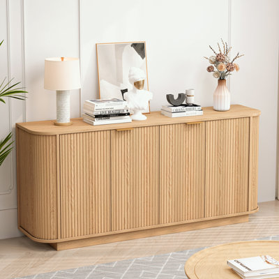 TV Stand with 2 doors and Adjustable Shelves by Latitude Run